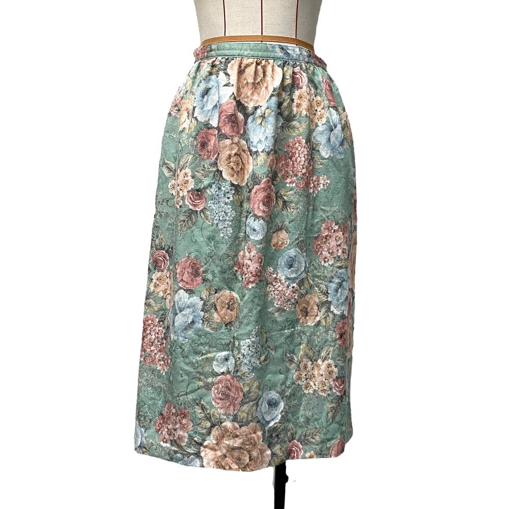 Vintage Alfred Dunner Womens Size 10 Floral Skirt
